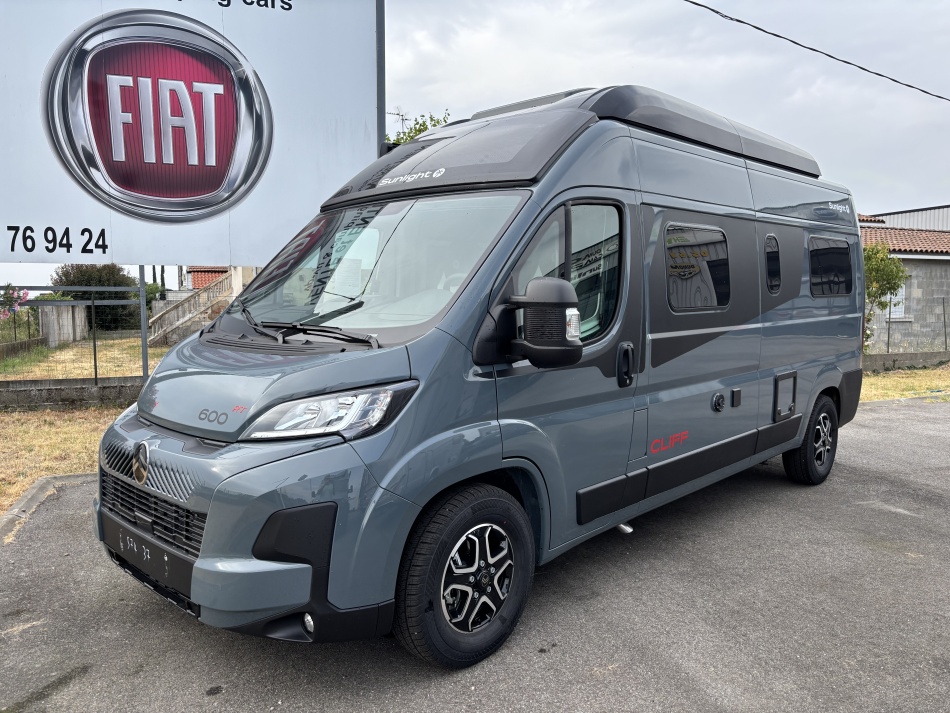 camping car SUNLIGHT CLIFF 600X RT mod&egrave;le 2026